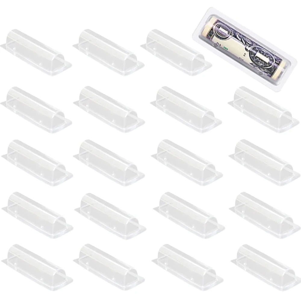 50/100pcs Money Card Holder Wi - огляд і ціна Plastic Dome Clear