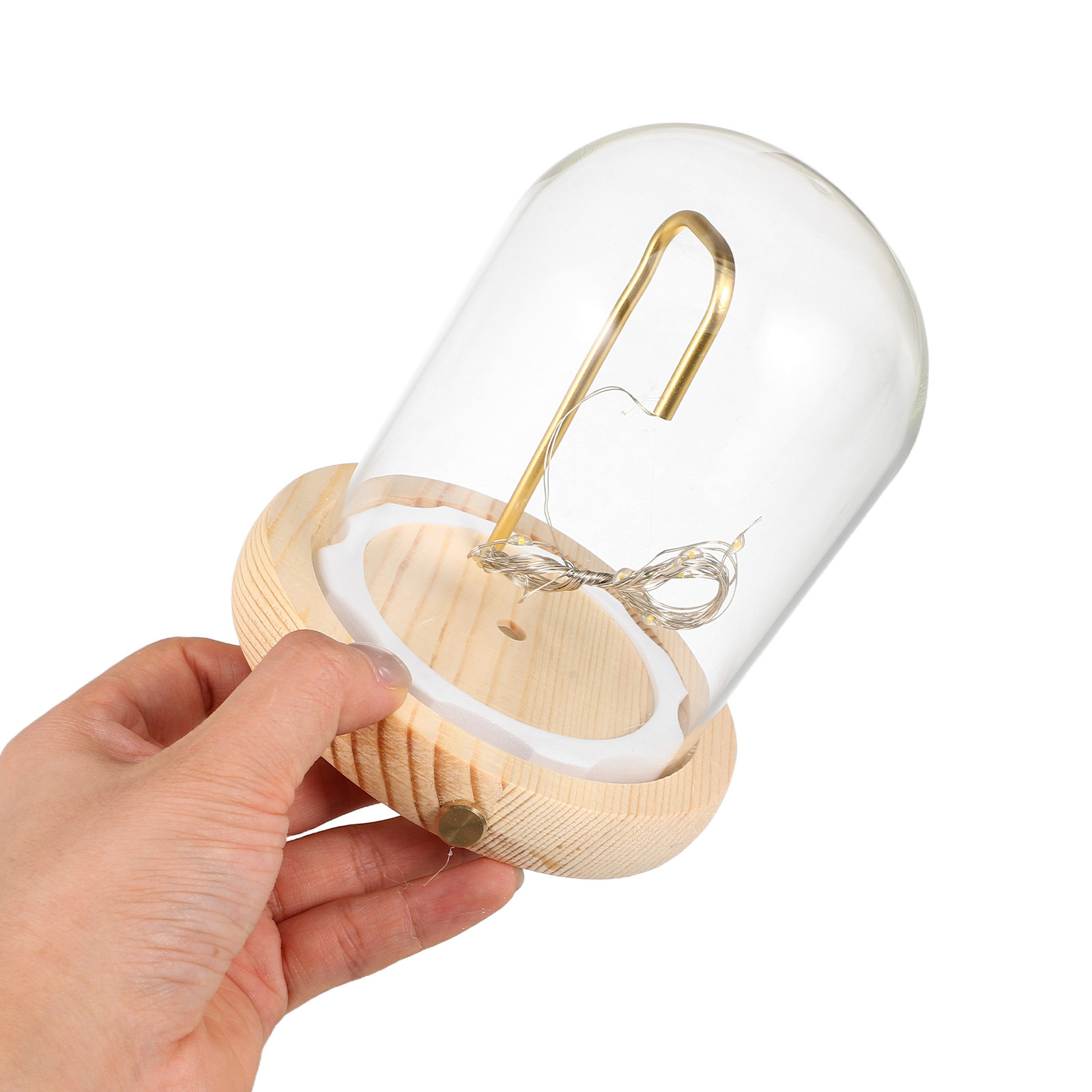 Glass Cloche Display Dome with - огляд і ціна Plastic Dome Clear